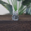 Mini Gemstone Cute Cat Statue Crystal