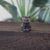 Mini Gemstone Cute Cat Statue Crystal