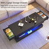 47.3" High Glossy LED Coffee Table
