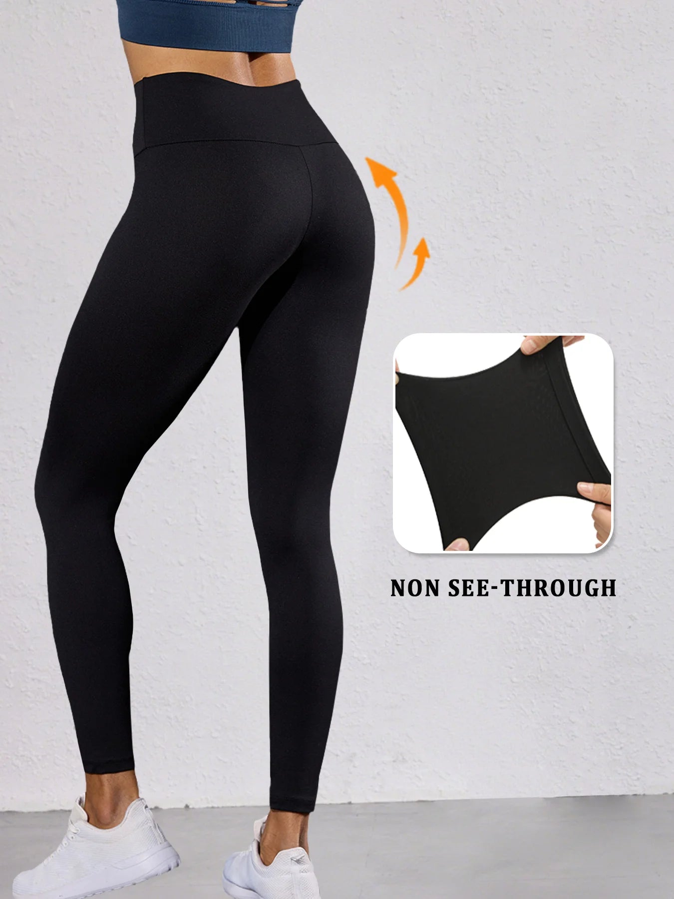 Women's Super Soft Leggings High Waisted Tummy Control No See Through Workout Yoga Running Athletic Push Up Gym Fitness Leggings