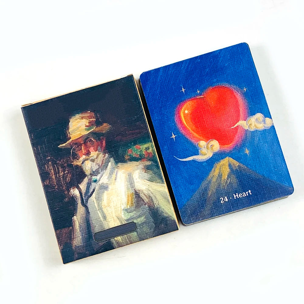 New Oracle Deck A 38 Oil Painting Style Cards Vibrant Illustrations,Perfect For Divination Spiritual Practices & Gift Giving