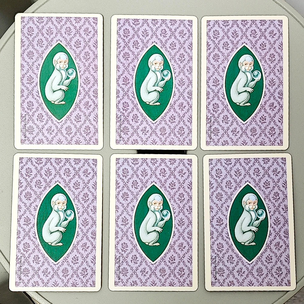 Mystical Kipper Deck 36 Pcs Oracle Cards with Keywords German System of Fortune Telling 9*6cm