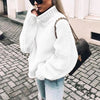 Women's Oversize Loose Fit Knitted Turtleneck Sweater