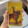 Golden Tarot Cards in Russian for Work in Box Prophet Prophecy Oracle Divination
