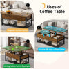 Lift-Top Coffee Table, 3 in 1 Multi-Function with Storage