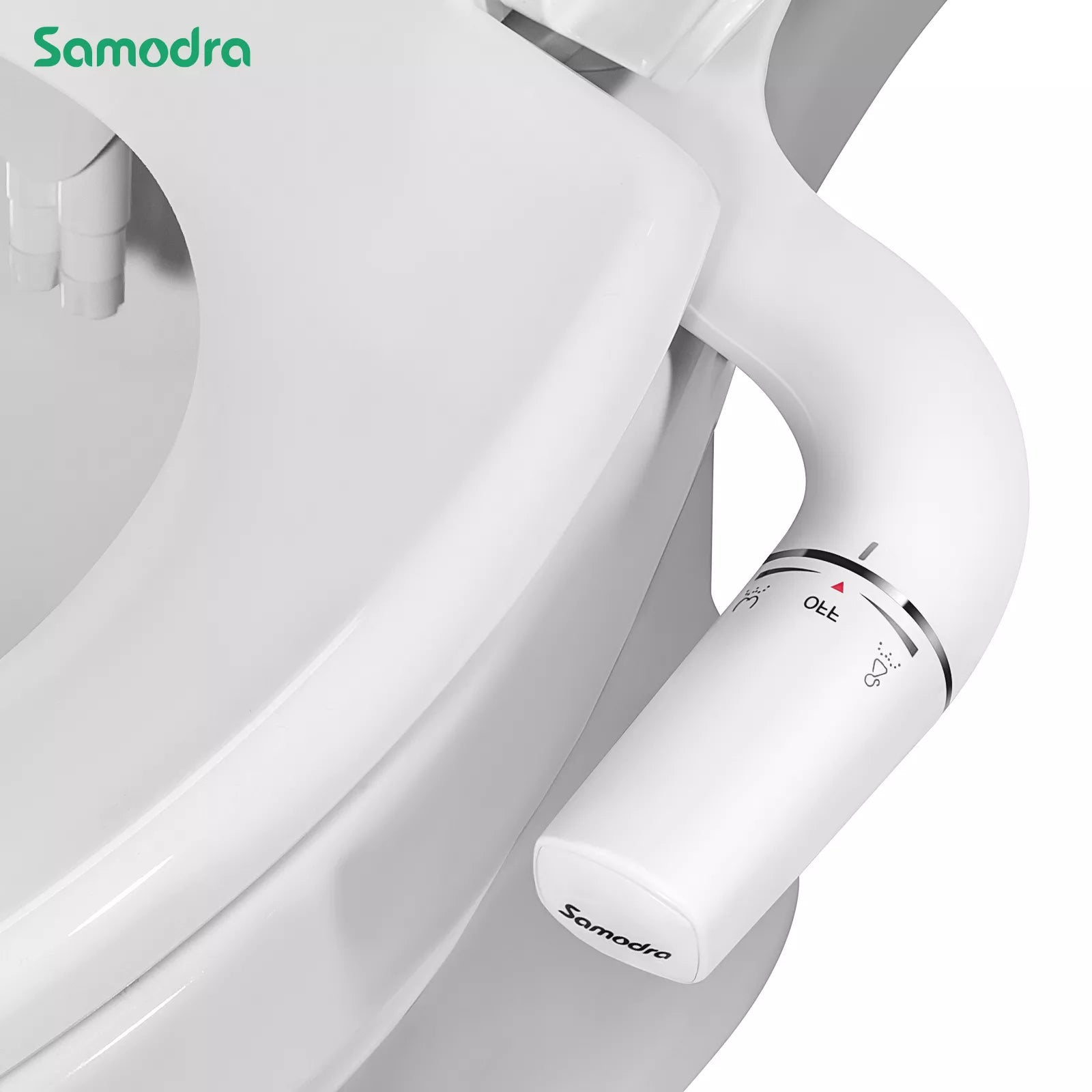 SAMODRA Right/Left Hand Non-Electric Dual Nozzle Bidet