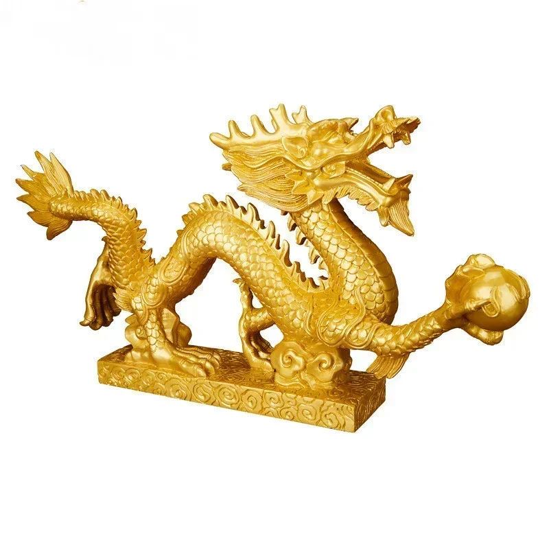 Lucky Dragon Resin Decoration