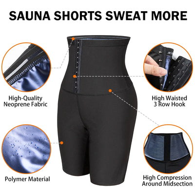 High-Waist Compression Legging Shorts With Body Shaper