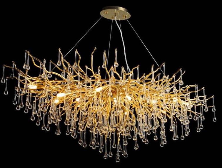 Luxury Branch Crystal Chandelier