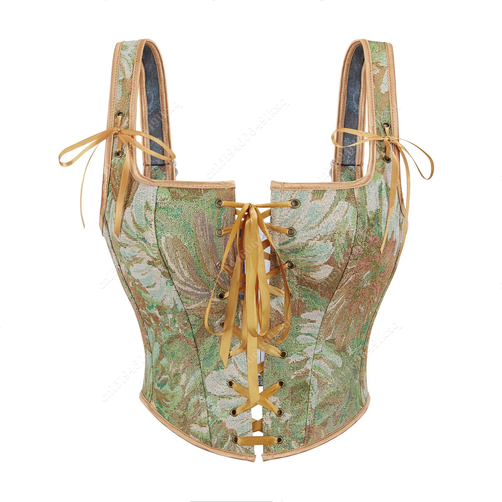 Floral Corset For Women Elegant Lace Up Corset Top Sexy Vintage Corset Shapewear