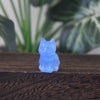 Mini Gemstone Cute Cat Statue Crystal