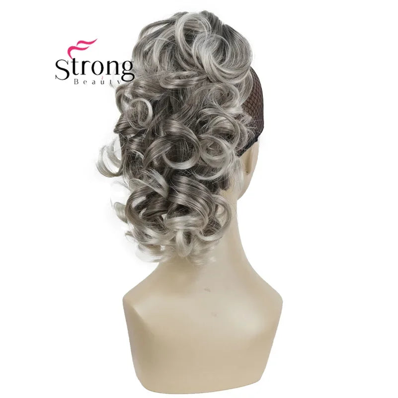 StrongBeauty Ponytail Synthetic Clip In Claw Ponytail Hair Extension, Synthetic