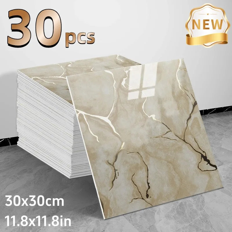 Faux Marble Wall Adhesive Backsplash Stickers