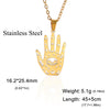 Evil Eye Hand of Fatima Amulet Pendant Necklace