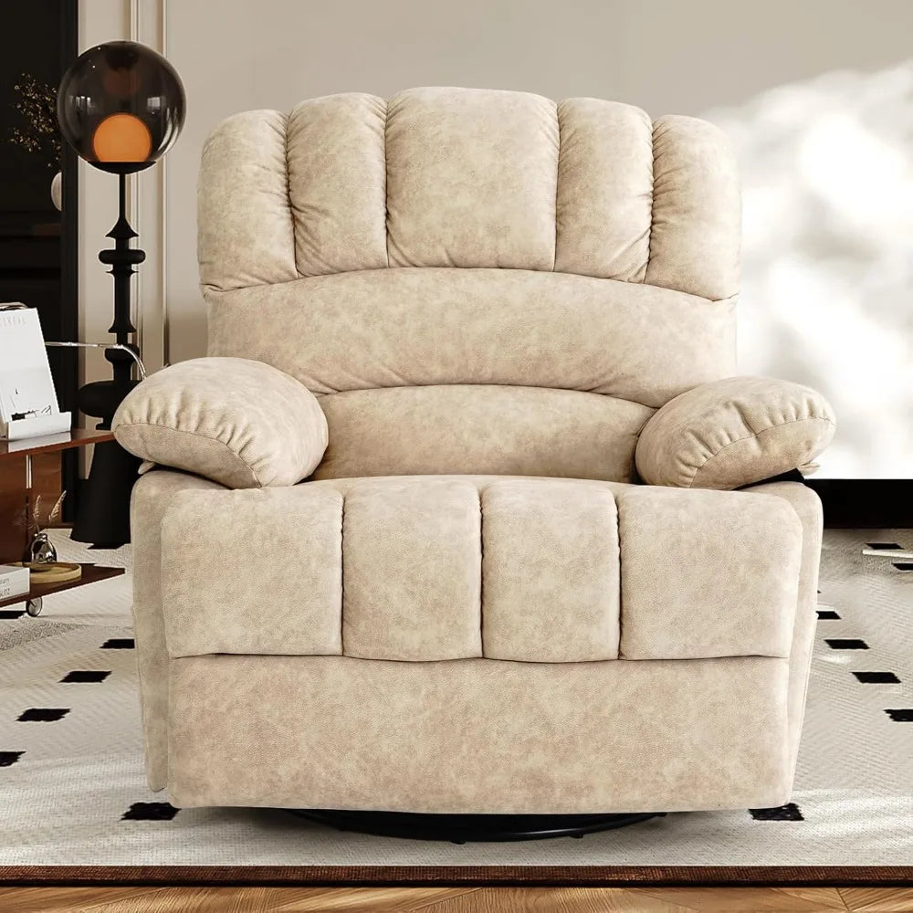 Oversized Swivel Rocker Recliner Chair