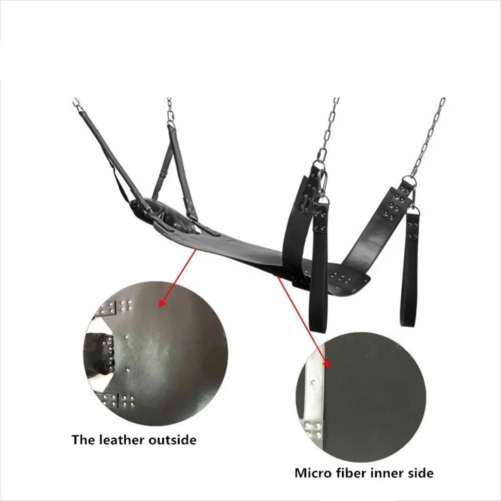 Sex Swing for Adult Erotic Games Couples Sexy Equipment Chair Bondage Restraints Hands Legs Bdsm Accessories Toys SM Play Tools