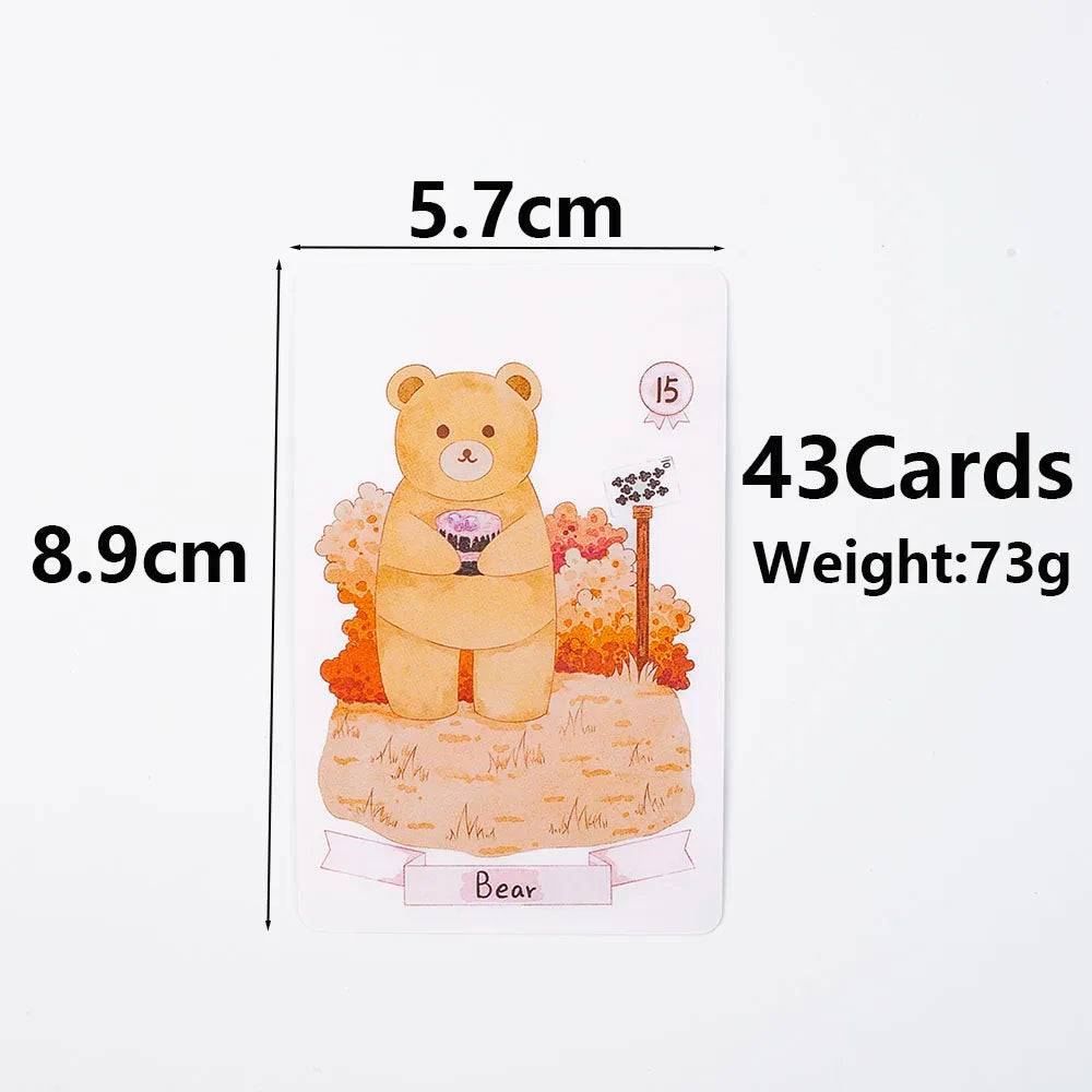 Rana Psychic Dream Lenormand Tarot Deck 42Pcs Wizard Oracle Cards Deck  Prophecy Deck Lenormand 8.9*5.7Cm