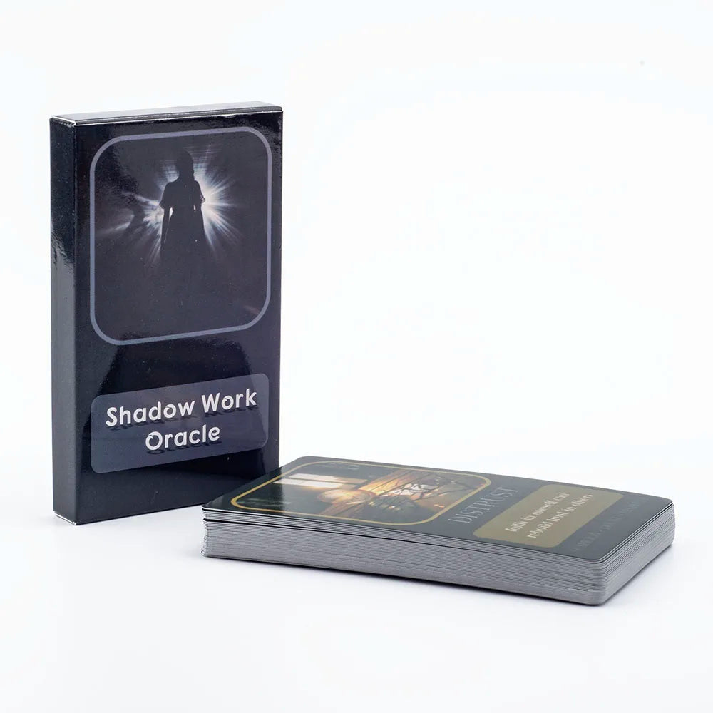 Shadow Work Oracle for Family Party High Quality Fortune Borad Game Deck with 33 English Visions Divination Cards 10.3*6.1cm