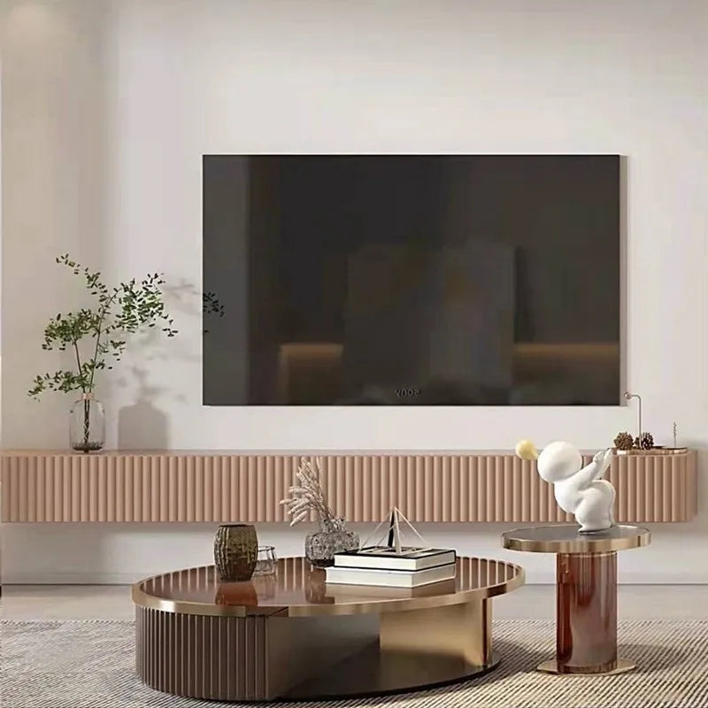 Floating White Tv Cabinet