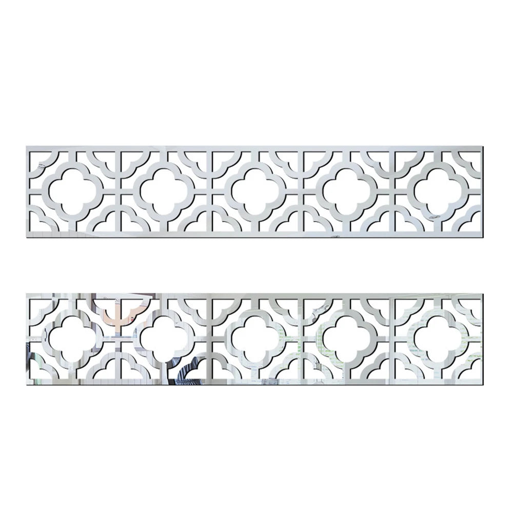 Acrylic Border Wall Mirror Sticker with Adhesive - Nellie's Way Beauty, Inc.