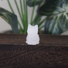 Mini Gemstone Cute Cat Statue Crystal