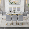 Modern 9-Piece Dining Room Table Set