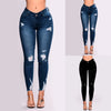 Ladies High Waist Stretchy Distressed Butt Lifting Skinny Jeans