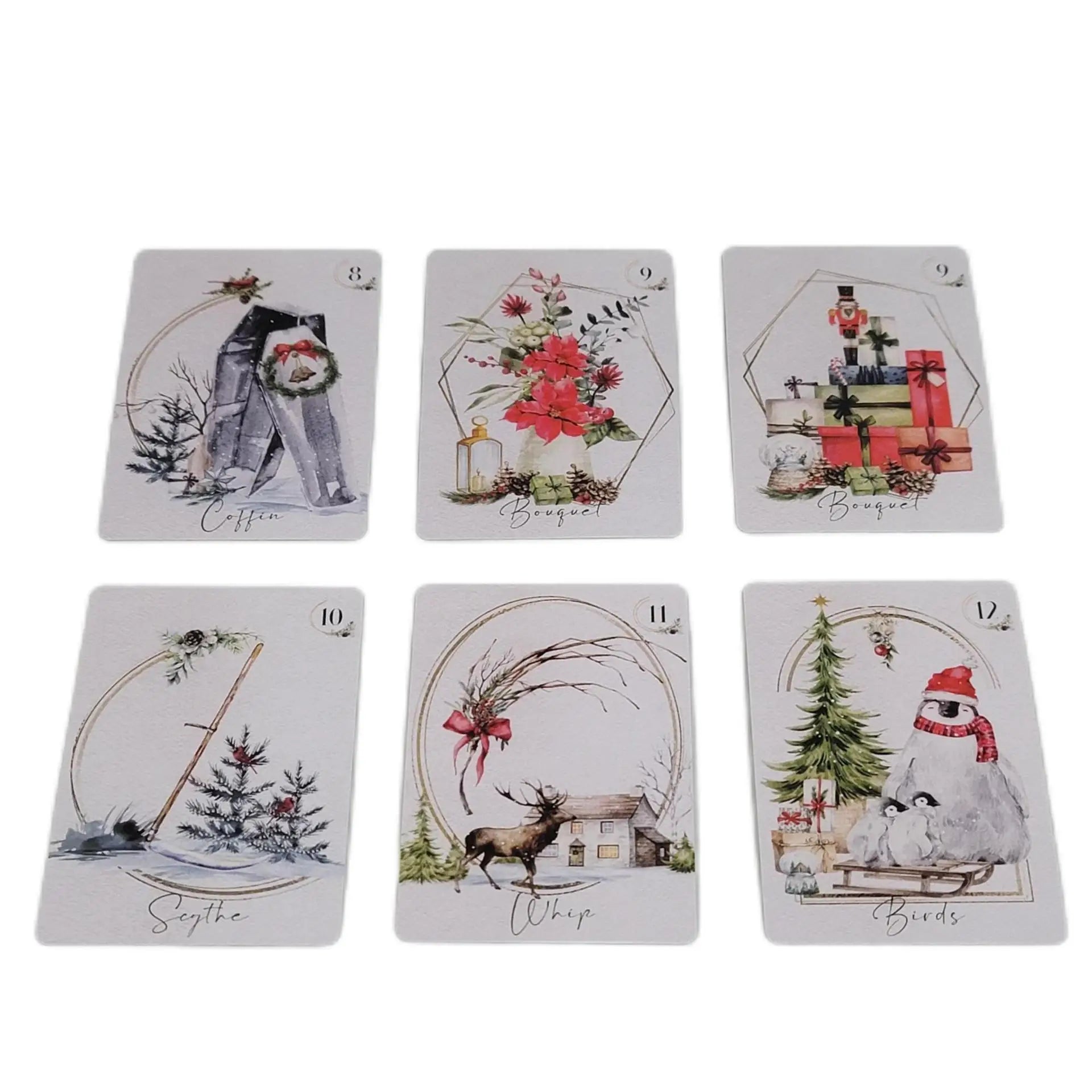 Christmas oracle cards board game  Tarot Deck Game Board Oracle Cards Family Party Playing