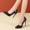 Pointed Toe High Heel Pumps with Red Bottom