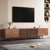 Wood Mid-Century Modern TV Stand for 75-inch TV