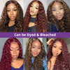 30, 32, 40 Inch Loose Deep Wave 200 Density 360 Lace Frontal Human Hair Wig Brazilian Water Curly