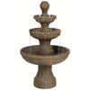 43" High 3 Tiered Cascading Water Fountain