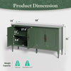 Vintage Sideboard Storage Cabinet with 4 Doors