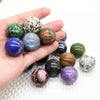 25MM Natural Stones Ball Healing Crystals Balls Home Decoration Reiki Wicca Chakra Gemstone Sphere Rocks Mineral Massage Globe