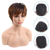 Synthetic Micro Box Braided Wig With Natural Bangs