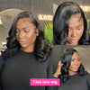 250% Density 13x6 Body Wave Lace Frontal Bob Wig 13x4 Human Hair Wigs Remy Short Water Wave 4x4 Bob T Part Closure Wig For Women