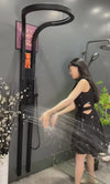 Wall Mounted Multifunction Waterfall Shower Head Set System Panel