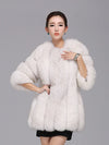 ZADORIN S-4XL Winter Luxury Faux Fox Fur Coat Slim Long Pink Red Blue Faux Fur Jacket Women Fake Fur Coats Manteau Fourrure