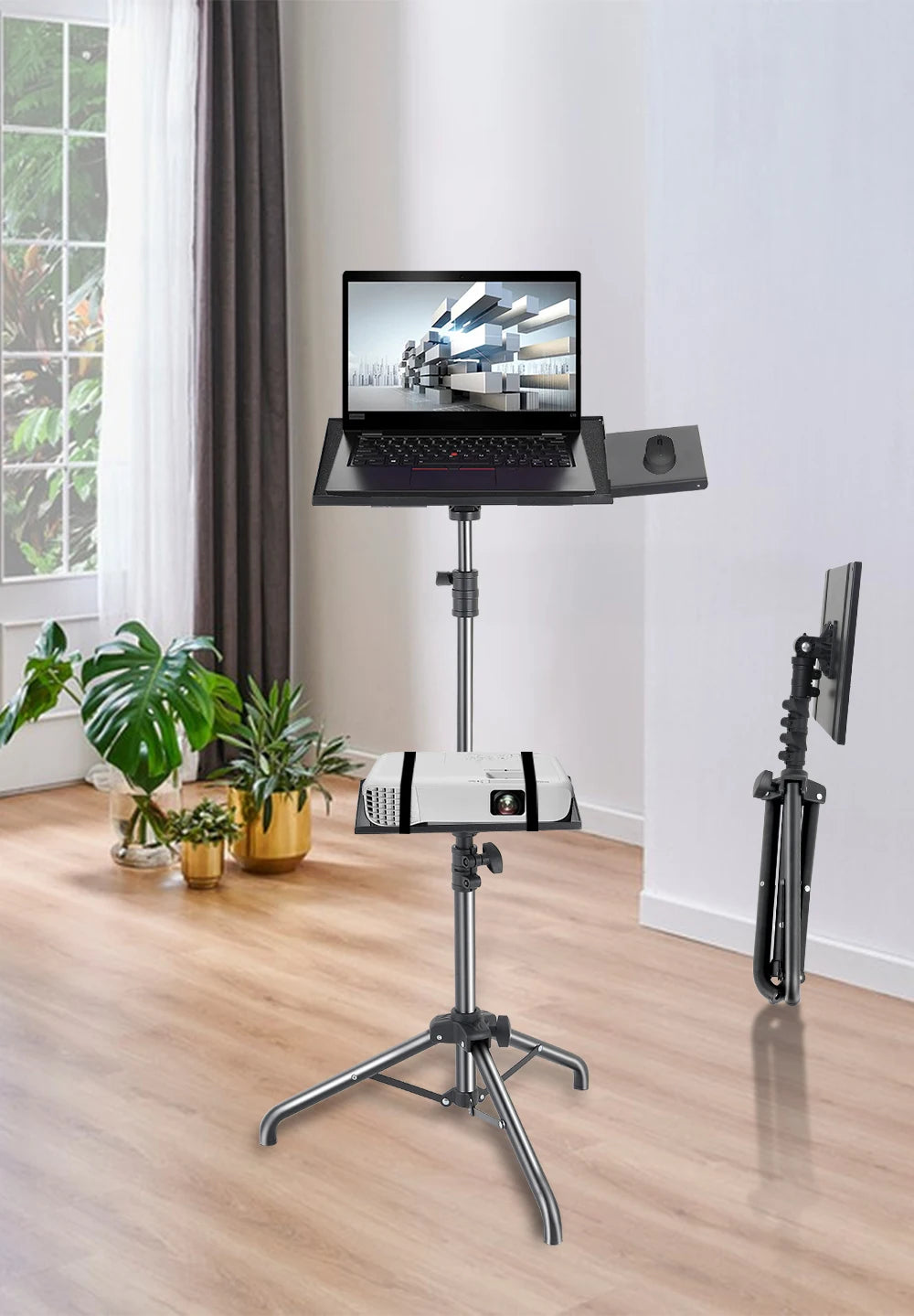 90cm Projector Tripod Stand Laptop Tripod, Height Adjustable 18-40 inch