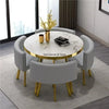 Marble Top Dining Table with 4 chairs