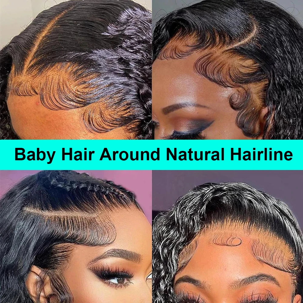 250% Wear And Go Glueless Human Hair Wig 13x4 Curly Wigs 7x5 Glueless Wig Human Hair Ready To Wear Deep Wave Wig Preplucked