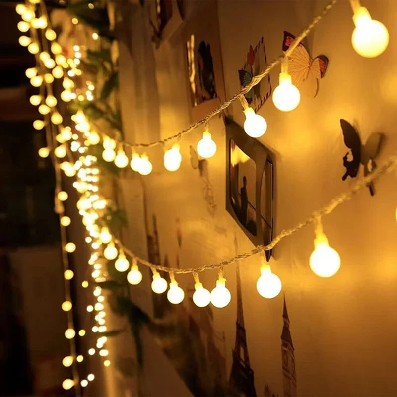 Waterproof Crystal Ball Fairy String Lights, battery Operated - Nellie's Way Beauty, Inc.