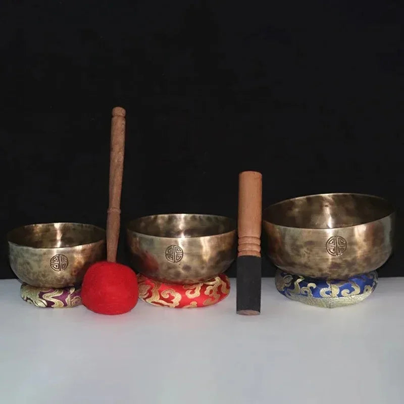 Nepal Tibetan Singing Bowl Sound therapeutic Meditative Buddha Sound Bowls Luxury Healing Musical Percussion Instruments