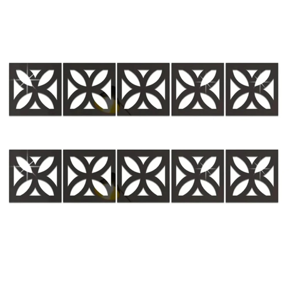 Acrylic Border Wall Mirror Sticker with Adhesive - Nellie's Way Beauty, Inc.