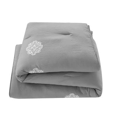 Silver Medallion 12-Piece Pre-Washed Bed in a Bag, Queen