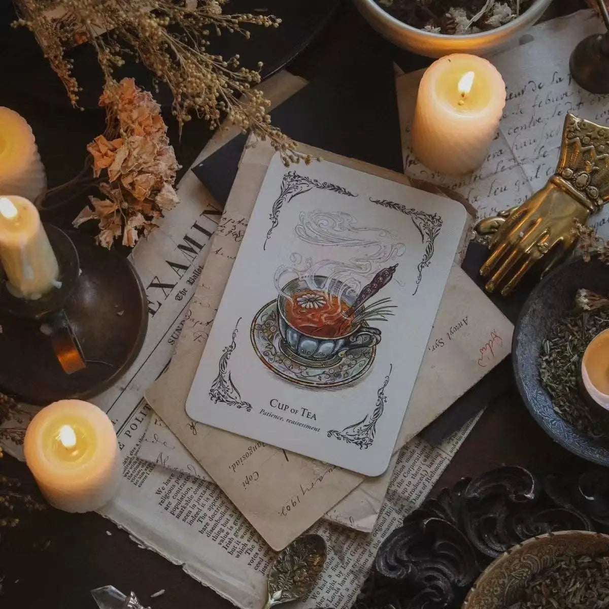 The Green Witch's Oracle Tarot Deck Embrace the Wisdom and Insight of Natural Magic Green Witch Witchcraft Series Party Toy Game
