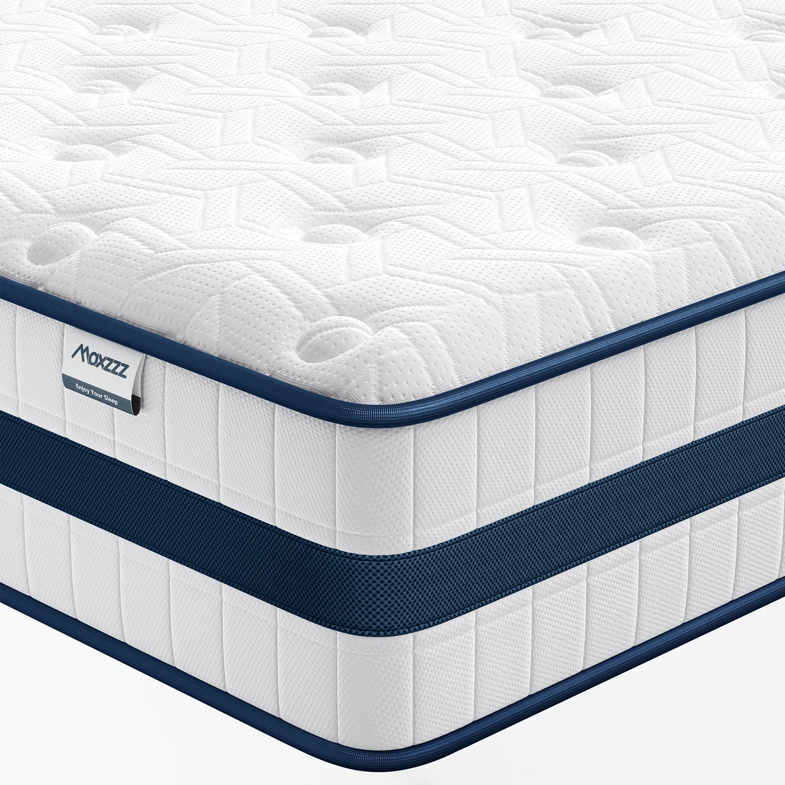 Twin/King/Queen Size Mattress with Gel Memory Foam & Individually Pocket Coils for Pressure Relief & Support