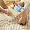 80" Cloud Deep Seat Plush Corduroy Oversized Chaise Lounge Sofa