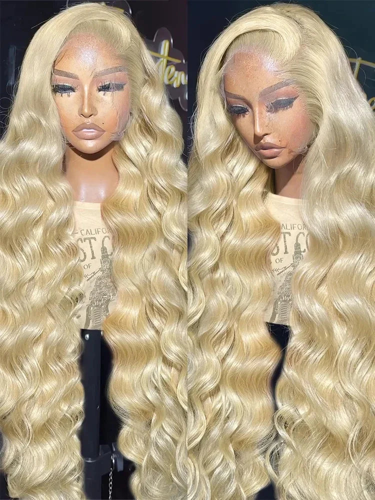 30 40 Inch 613 Human Hair Wig 13x6 Hd Lace Frontal Wigs For Women Body Wave 360 Wigs Human Hair Honey Blonde 13x4 Lace Front Wig