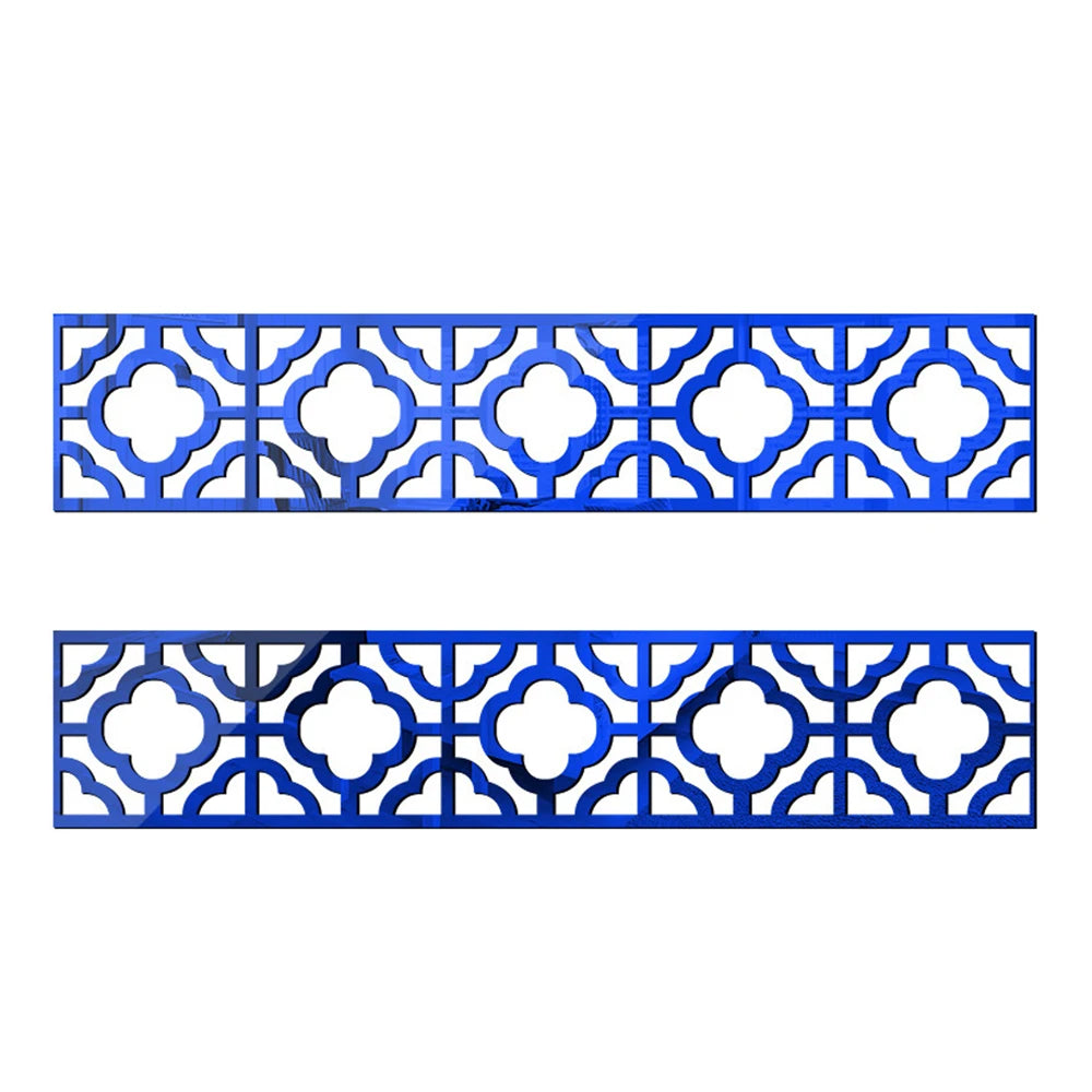 Acrylic Border Wall Mirror Sticker with Adhesive - Nellie's Way Beauty, Inc.